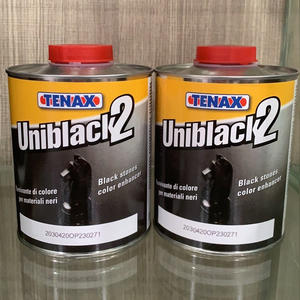 TENAX 1L Matt Black Liquid Wax For Black Materials Increase The Black Of Thesurfaces